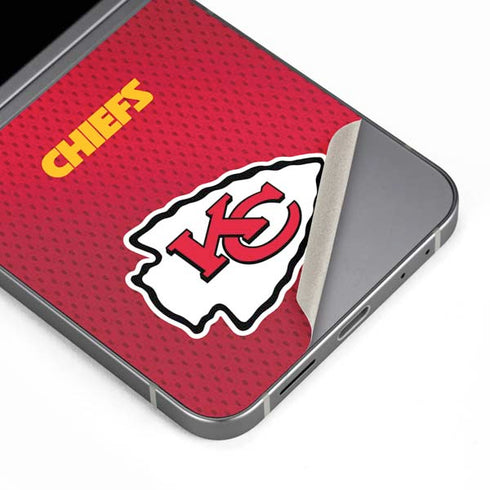 NFL Kansas City Chiefs Team Jersey Galaxy Z Flip6 Skin